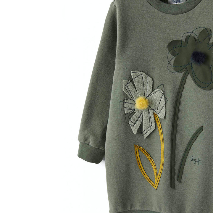kids-atelier-il-gufo-children-girl-green-long-sleeve-dress-a21vl431m0100-5454-moss-green-mustard