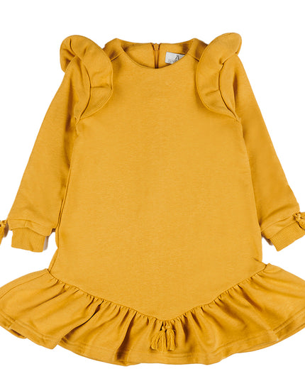 kids-atelier-pinolini-kid-girl-yellow-ruffled-tassle-dress-pwt12