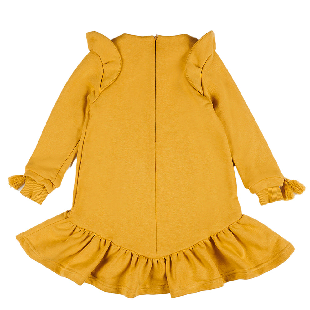 kids-atelier-pinolini-kid-girl-yellow-ruffled-tassle-dress-pwt12