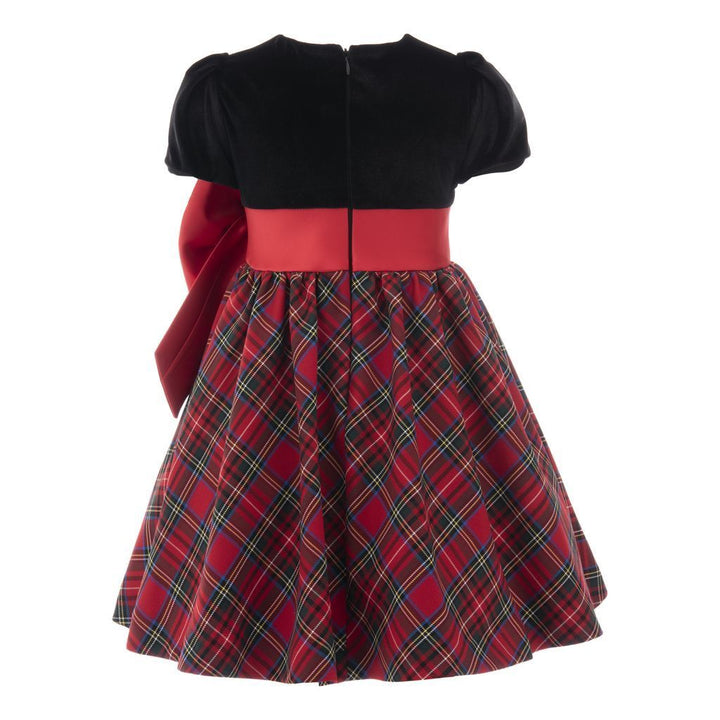 kids-atelier-tulleen-kid-girl-black-plaid-bow-dress-th-2110-black