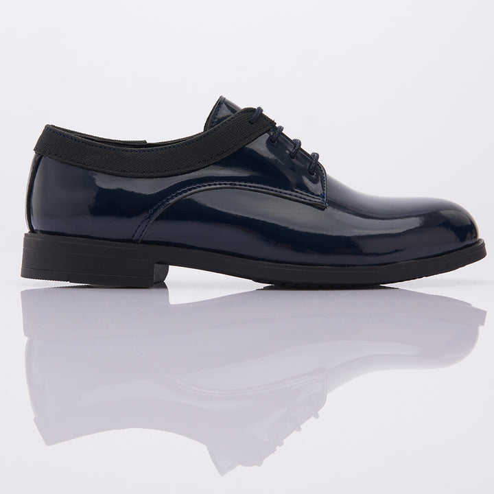 Navy Cap Toe Oxford Shoes