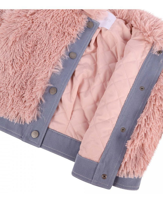 kids-atelier-pinolini-kid-girl-pink-fuzzy-denim-jacket-pwt14