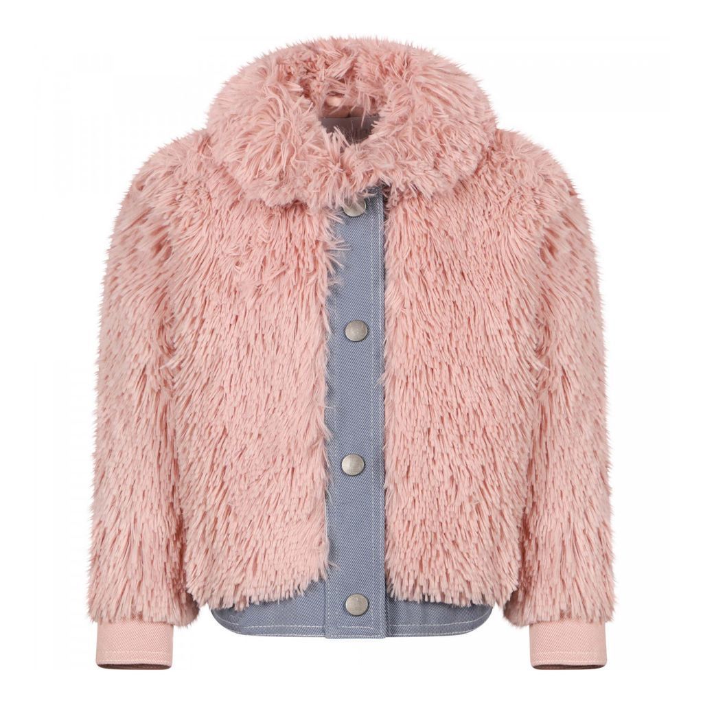 kids-atelier-pinolini-kid-girl-pink-fuzzy-denim-jacket-pwt14