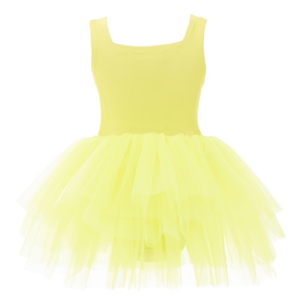 Neon Yellow Tulle Tutu Dress 3M-6M / Yellow Neon Yellow Tulle Tutu Dress 3M-6M / Yellow