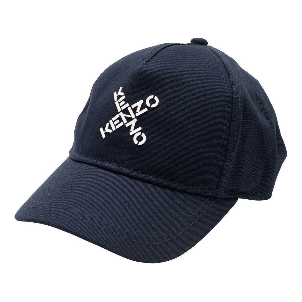 kids-atelier-kenzo-baby-boy-navy-logo-cap-k21038-85m