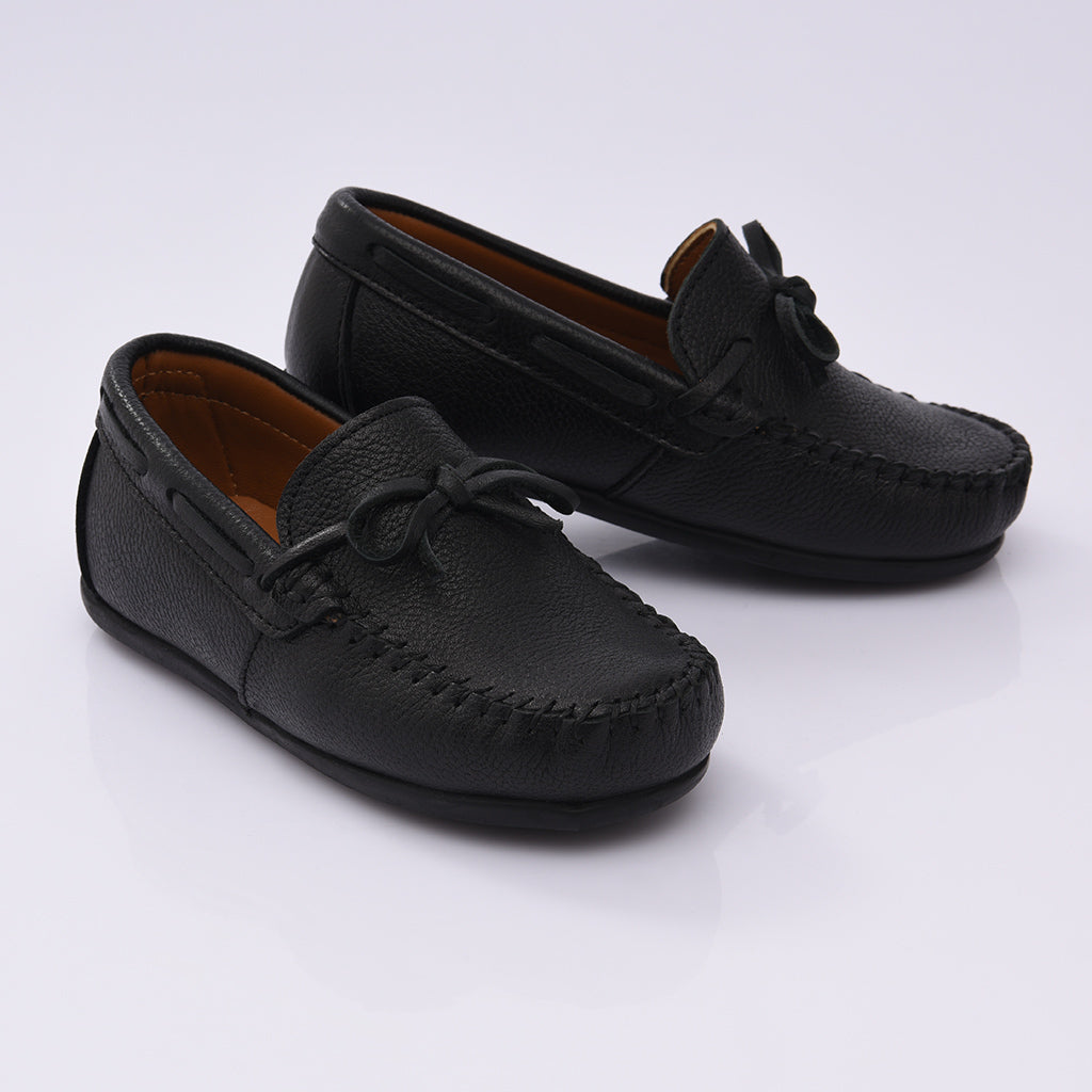 Black Moccasin Loafers