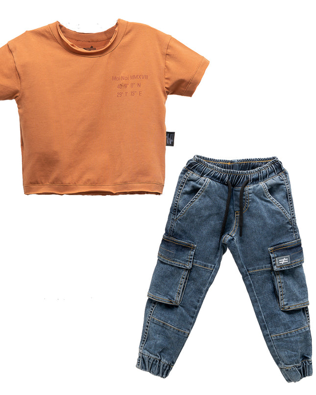 Cinnamon Denim Outfit