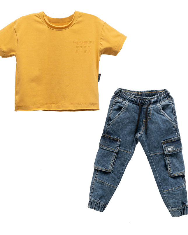 Mustard Denim Outfit