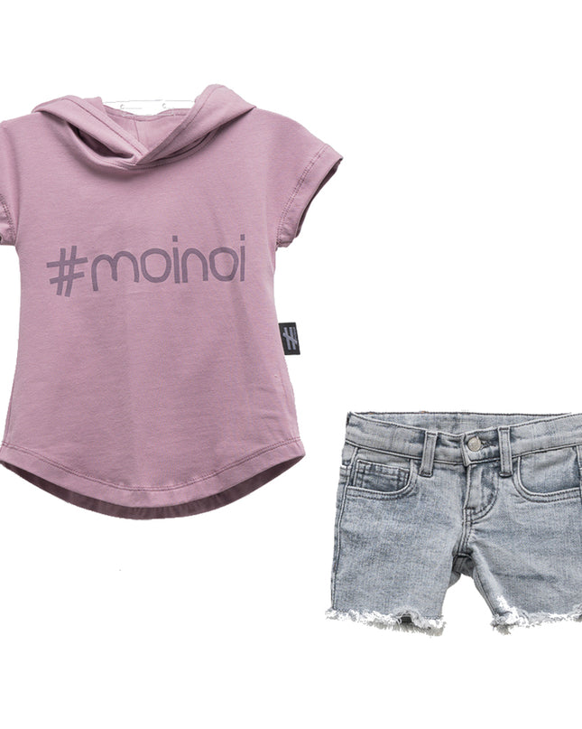 Purple Logo Hooded Outfit