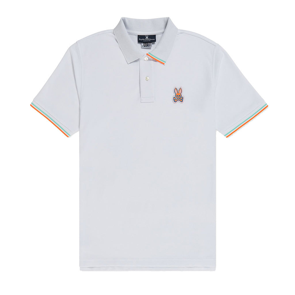 psycho-bunny-white-logo-polo-b0k126s1pc-100-Boy-Girl