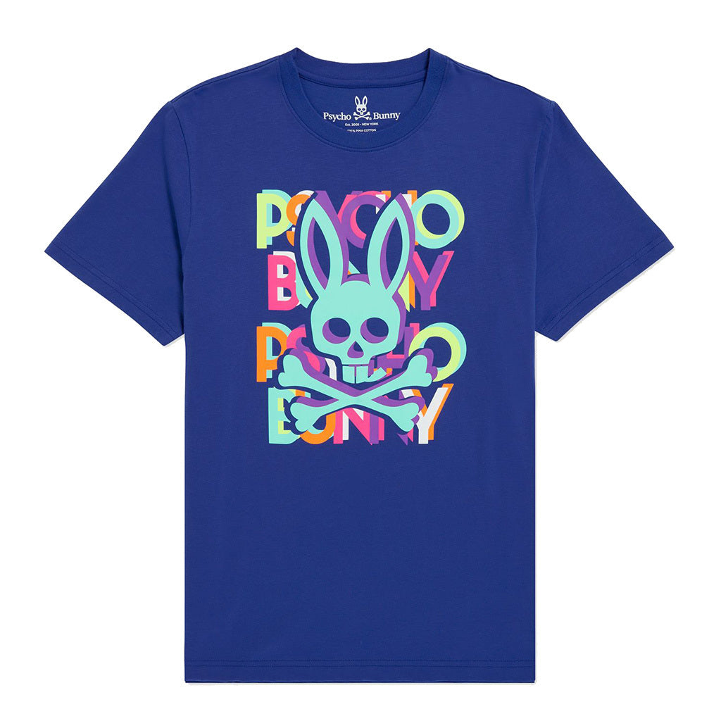 psycho-bunny-Purple Logo T-Shirt-b0u209s1pc-407-Boy-Girl