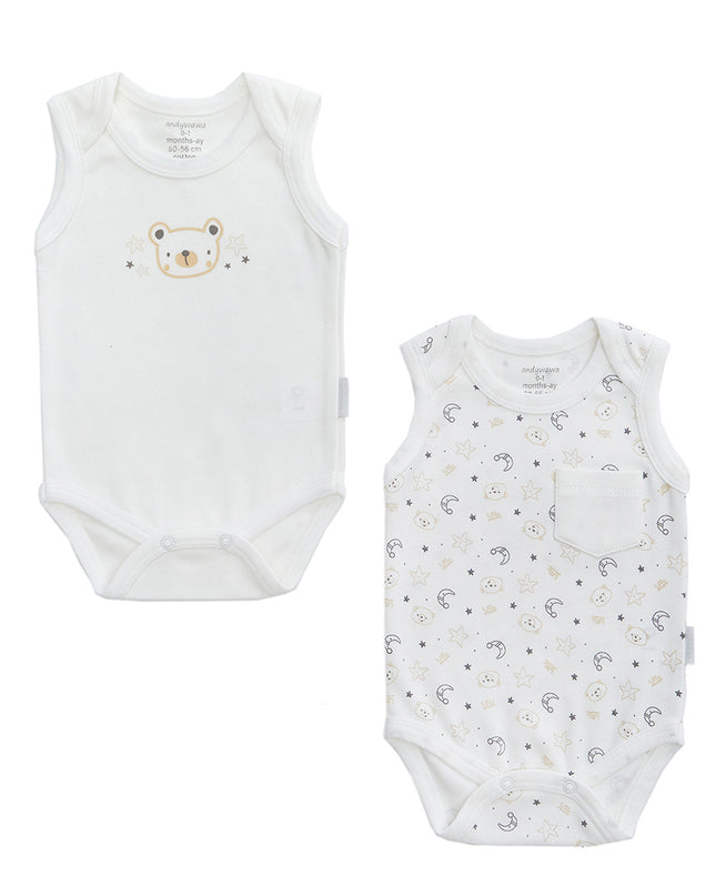 White 2pc LWB Bodysuit Set