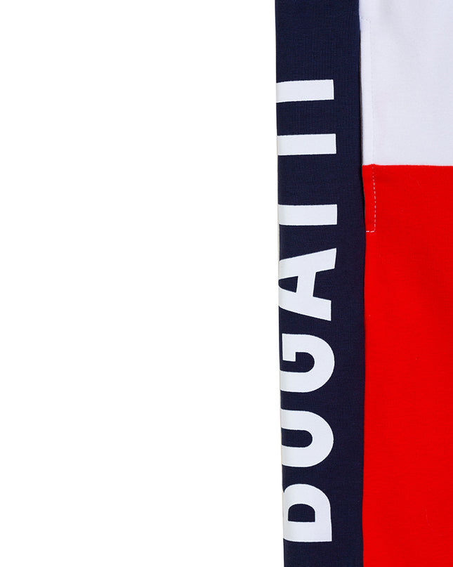 bugatti-Red & Navy Flame Shorts-62420-922-Boy