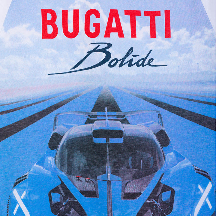 bugatti-White & Blue Logo T-Shirt-62409-001-Boy