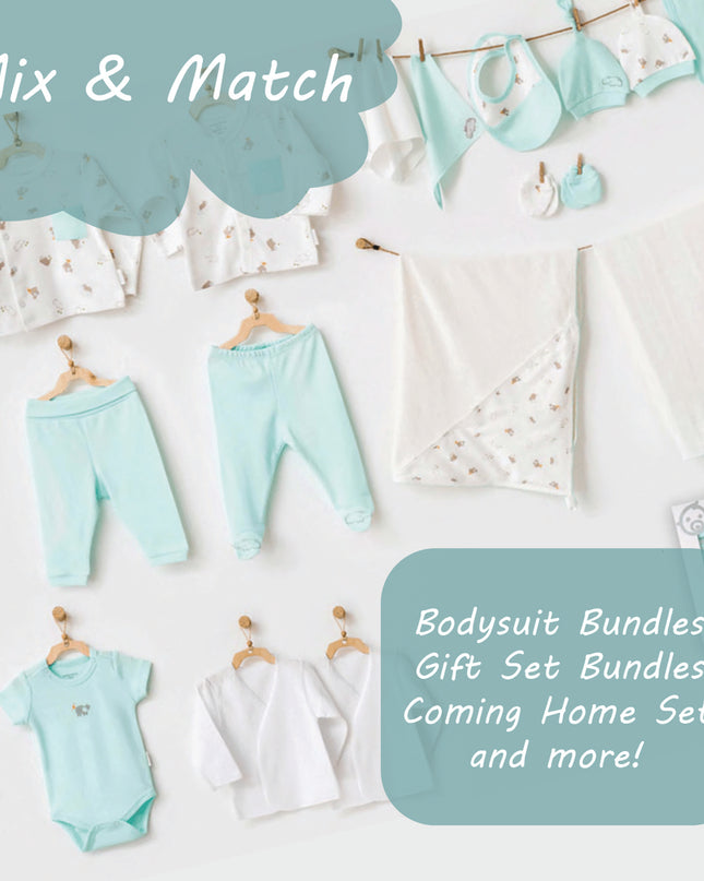 White 2pc LWB Bodysuit Set