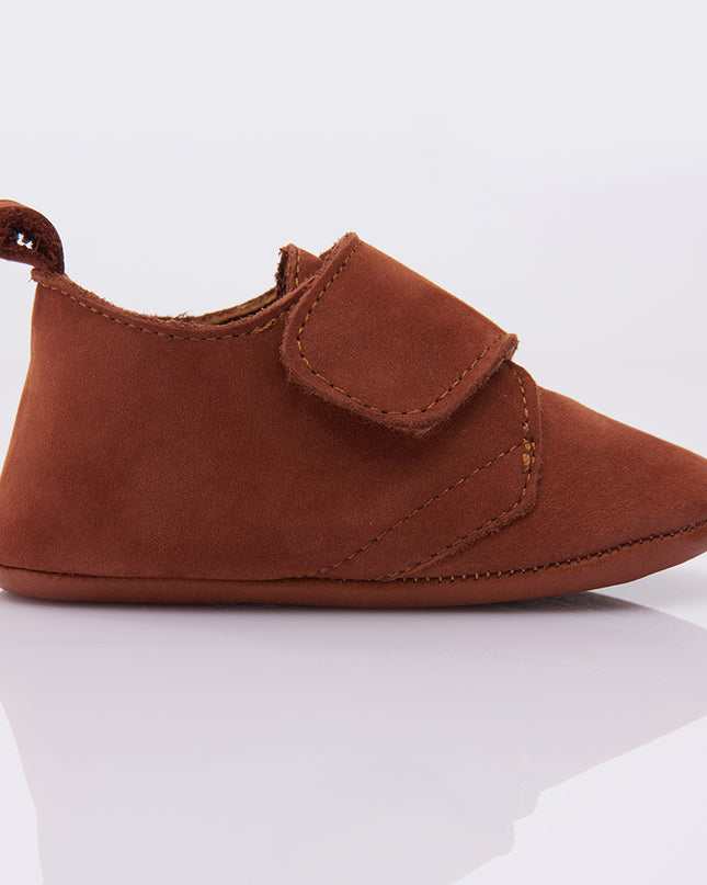 Brown Strap Booties