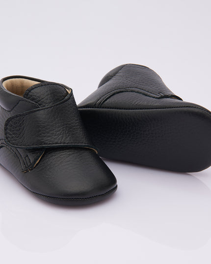 Black Strap Ankle Booties