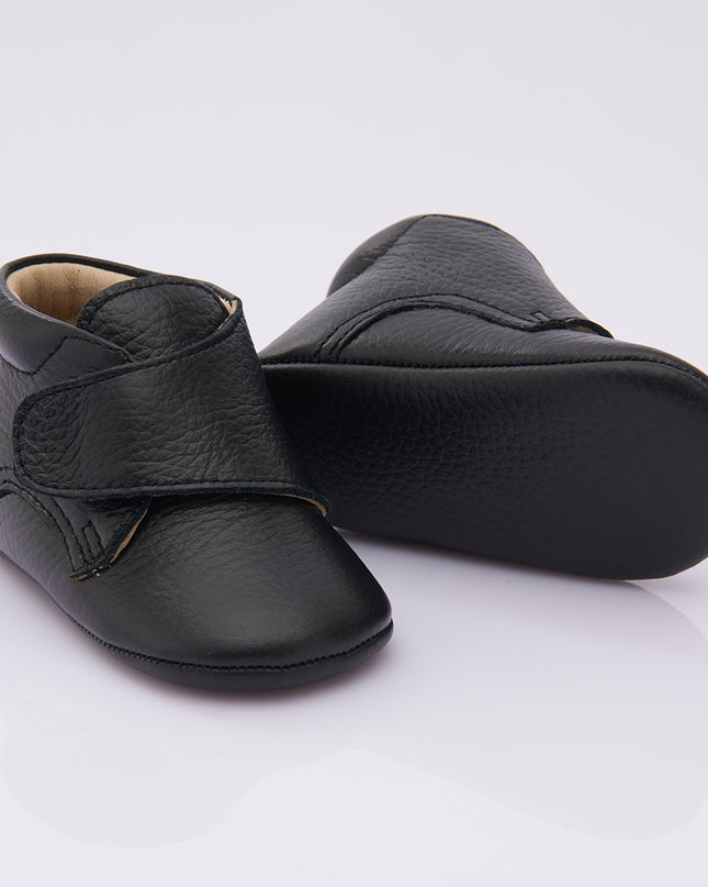 Black Strap Ankle Booties