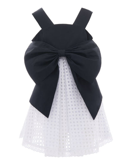 kids-atelier-pinolini-kid-girl-navy-bow-sleeveless-dress-dss05