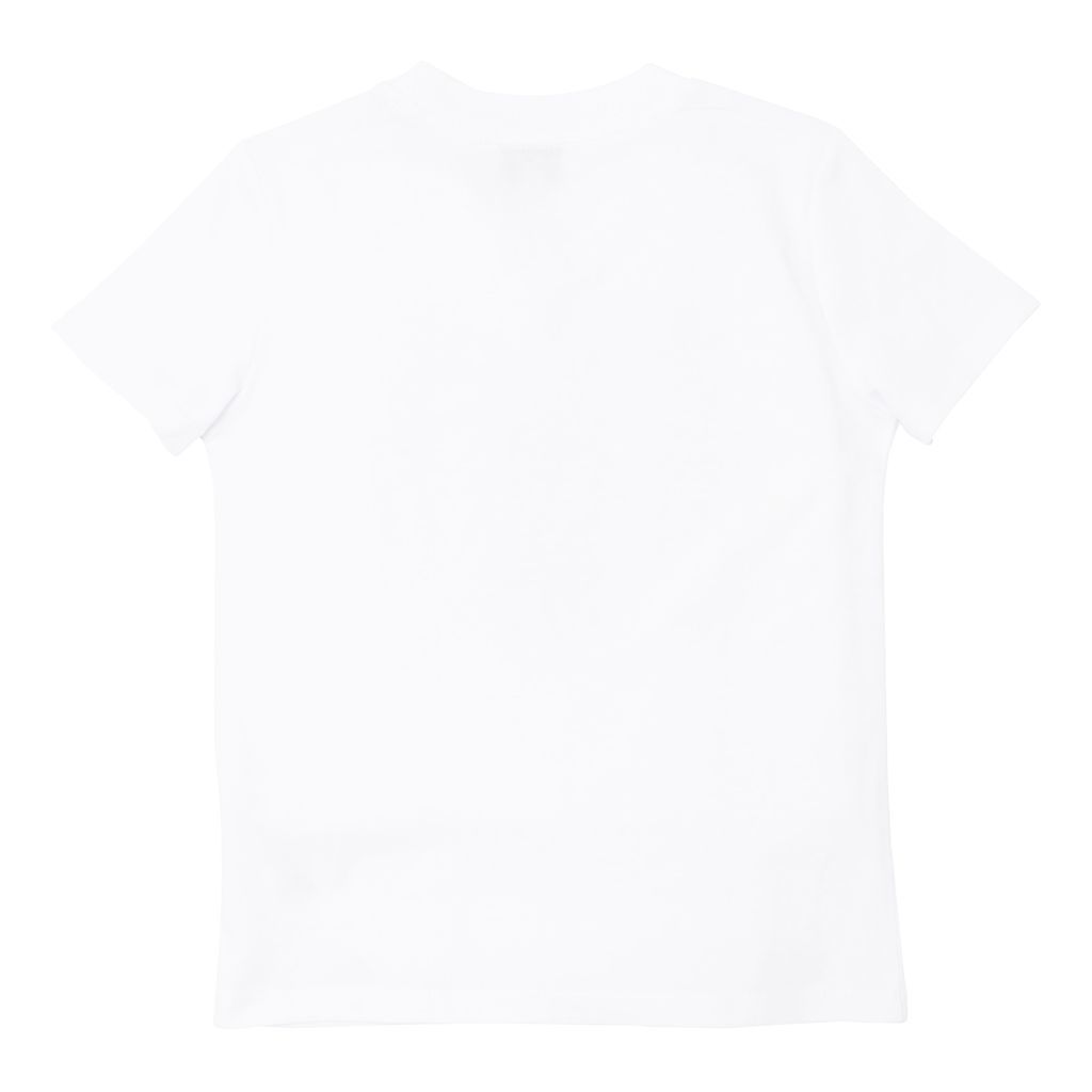 kenzo-White Logo T-Shirt-k25625-10b