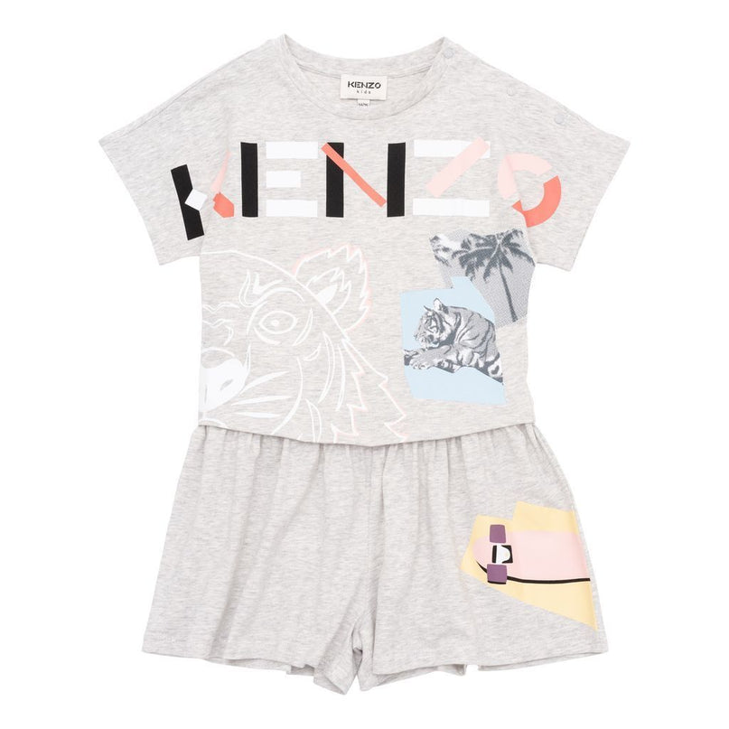 kenzo-Light Gray Dress-k14203-a10