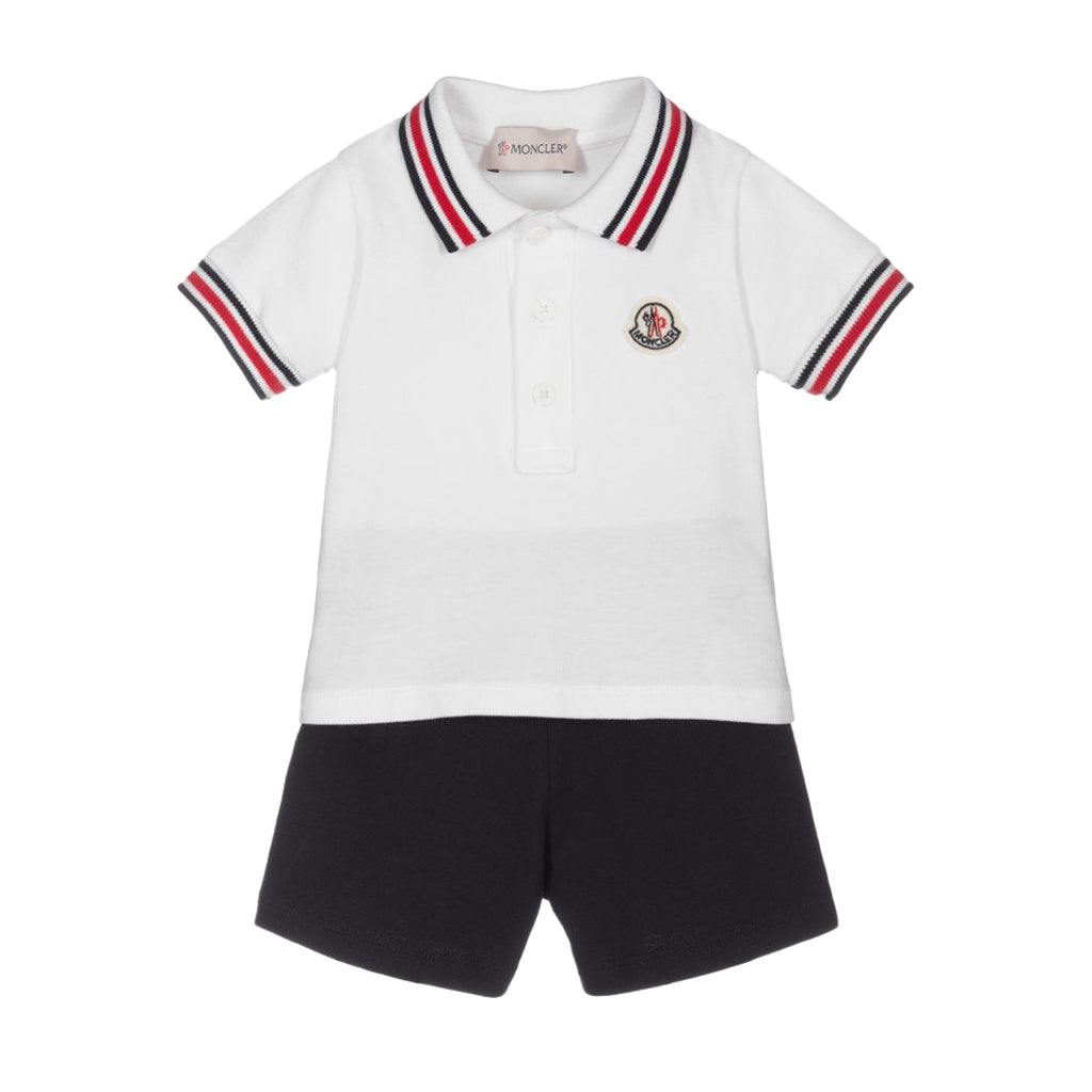 moncler-Logo Embellished Polo & Shorts-h1-951-8m000-25-8496f-003
