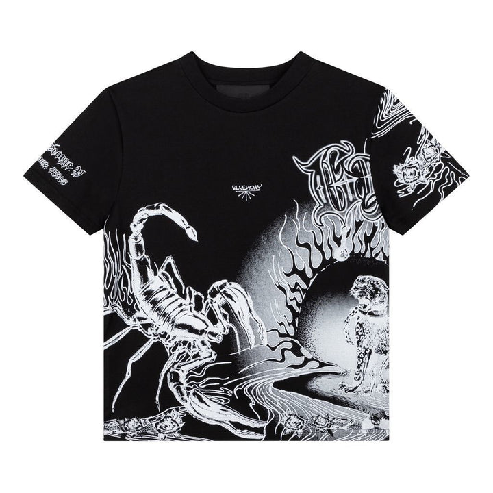 givenchy-Black Scorpion T-Shirt-h25332-09b