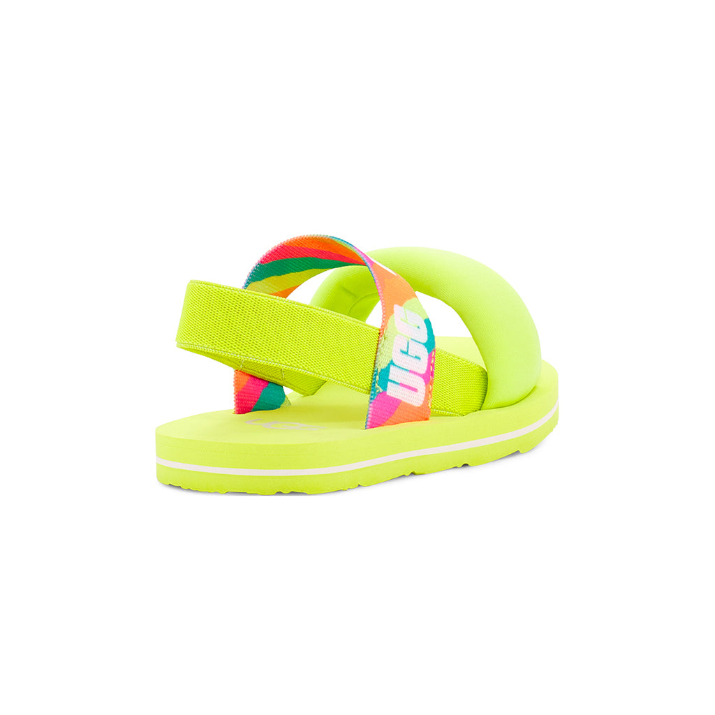 Lime Green Zuma Sling Toddler Sandals - kids atelier