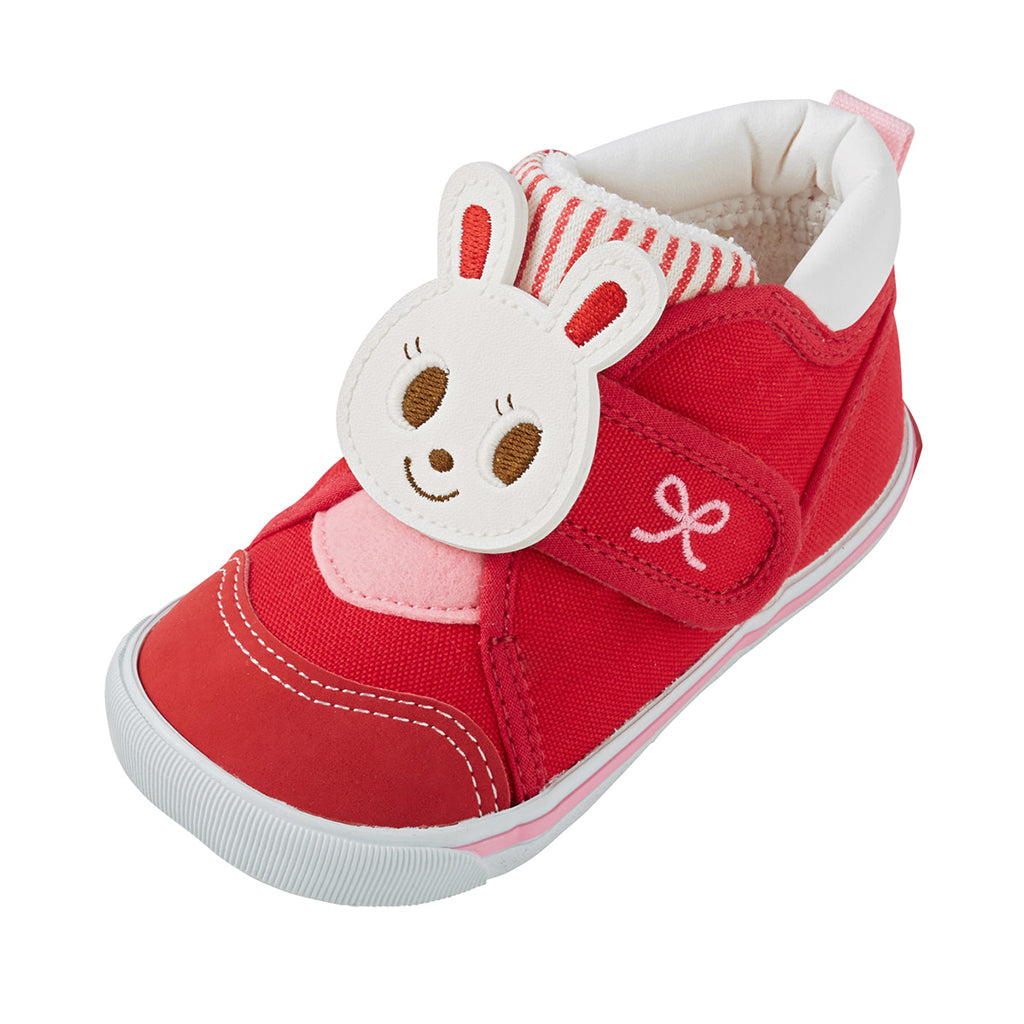 miki-Red Bunny Shoes-13-9303-829-02