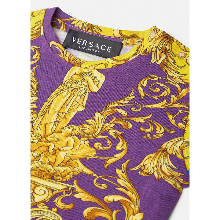 versace-Barocco Kids T-Shirt-1000102-1a03630-5l290