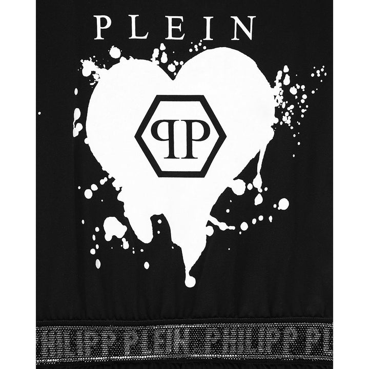 philipp-plein-Black Logo Dress-2dv002-lba29-60100