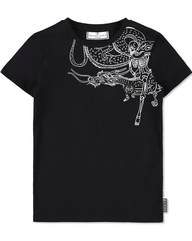 philipp-plein-Gothic Plein short-sleeve T-shirt-2um004-laa23-60100