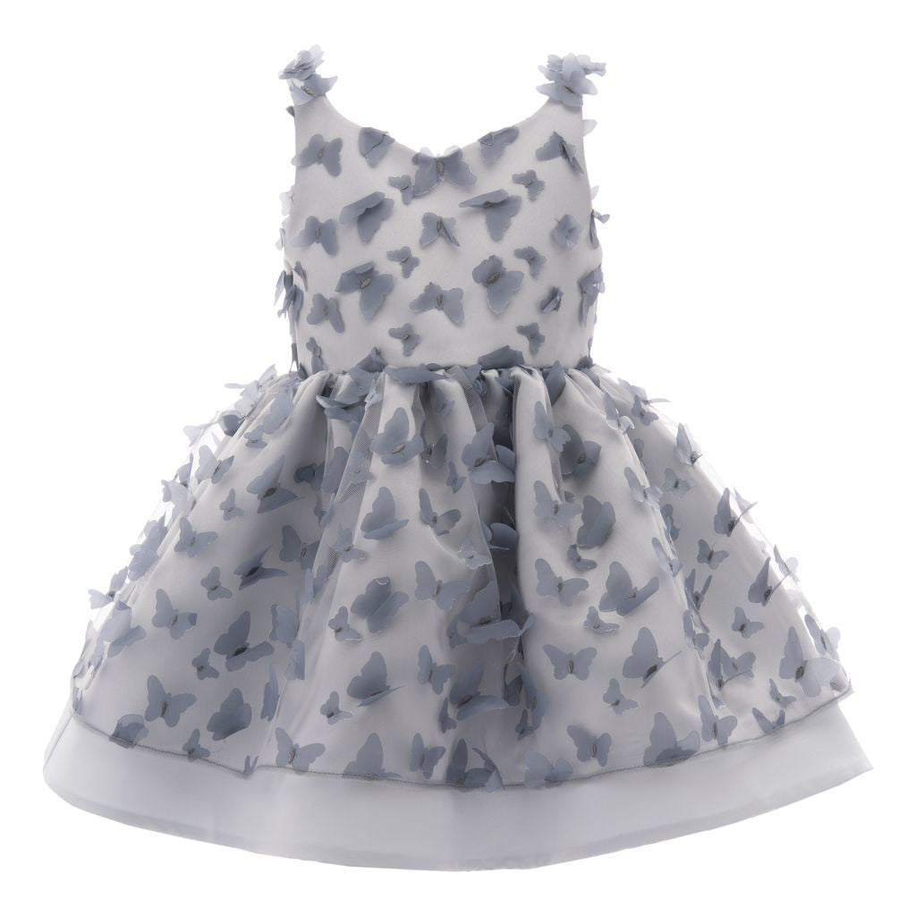 Gray Mariposa Tulle Dress Gray Mariposa Tulle Dress
