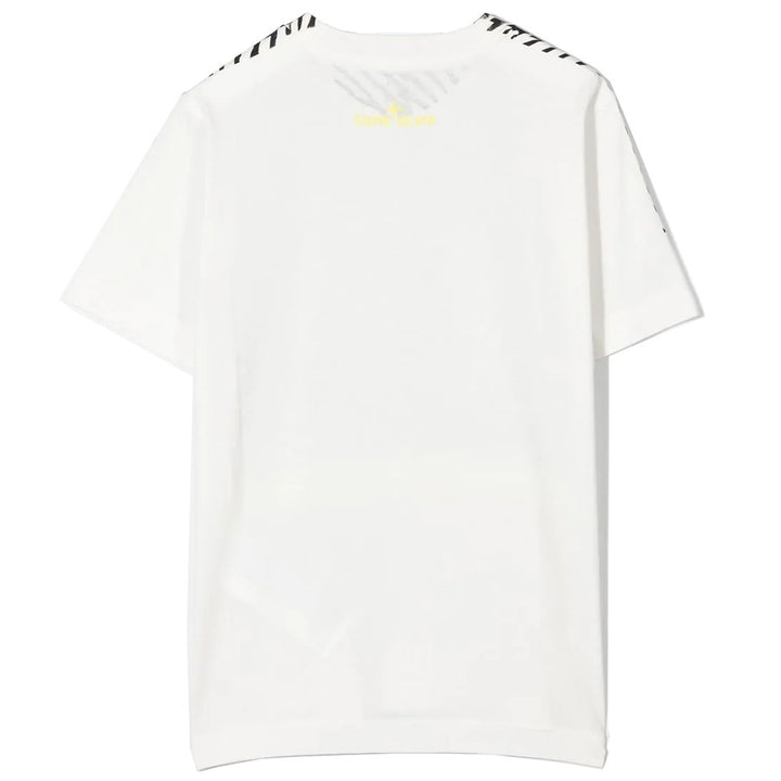 stone-island-White & Black T-Shirt-771621052-v0099