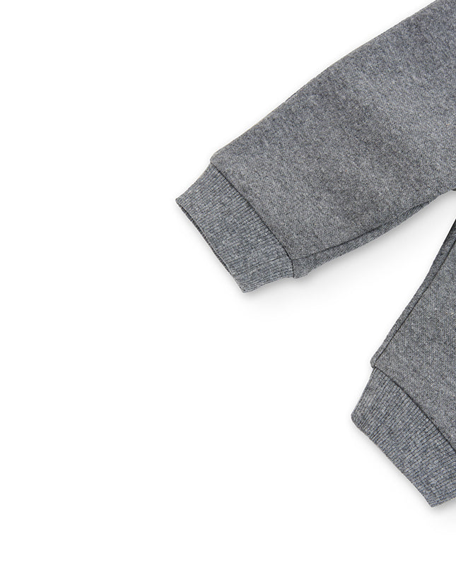 Boboli-grey-Trousers knit for baby boy-125176-8125
