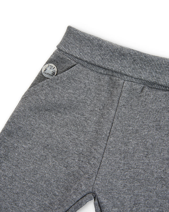 Boboli-grey-Trousers knit for baby boy-125176-8125