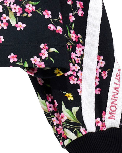 monnalisa-Black Floral Print Sweatshirt-190628-0023-5095_kids atelier  