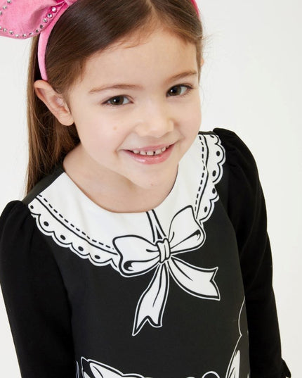 monnalisa-Black Minnie & Mickey Dress-110925-0306-0150_kids atelier