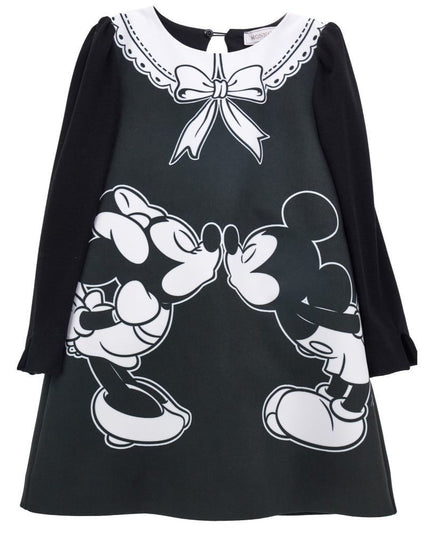 monnalisa-Black Minnie & Mickey Dress-110925-0306-0150_kids atelier