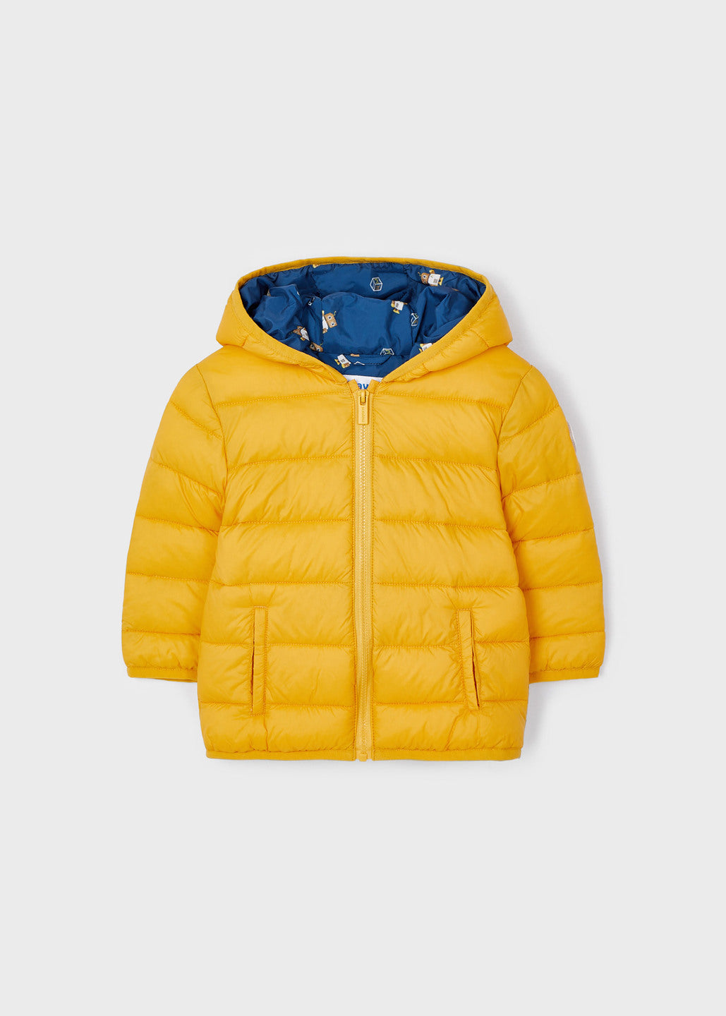 Yellow Quilt Padded Coat
