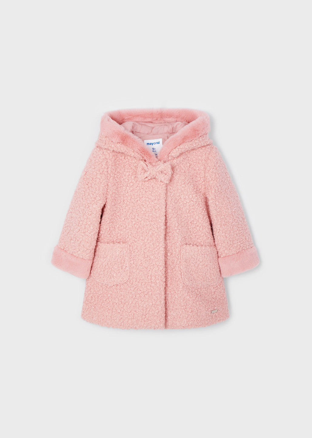 Pink Blush Shearling Coat