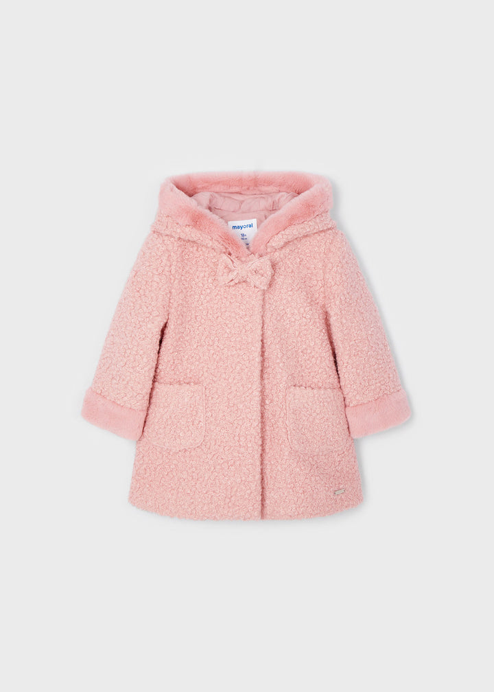 Pink Blush Shearling Coat