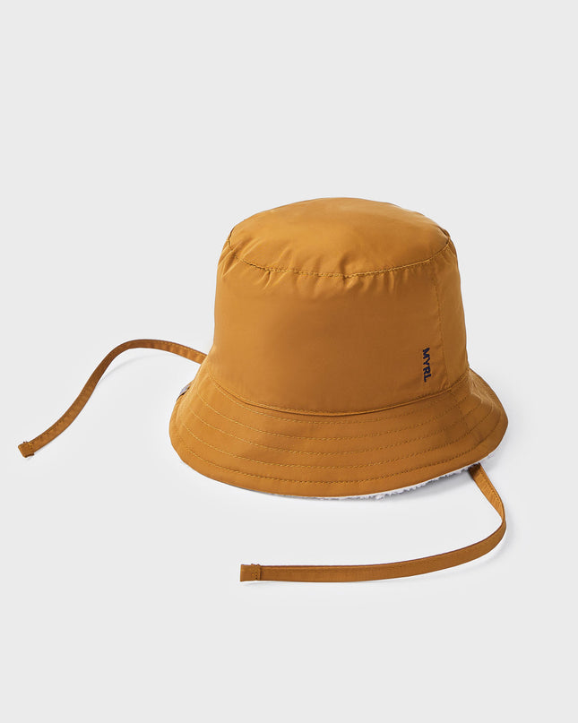 Brown Reversible Bucket Hat