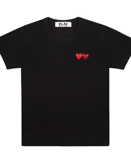 Black Double Mini Hearts T-Shirt