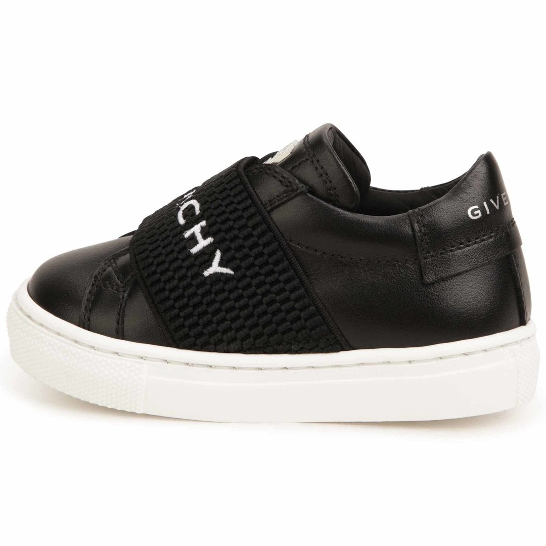 givenchy-h29074-09b-Black Logo Sneakers