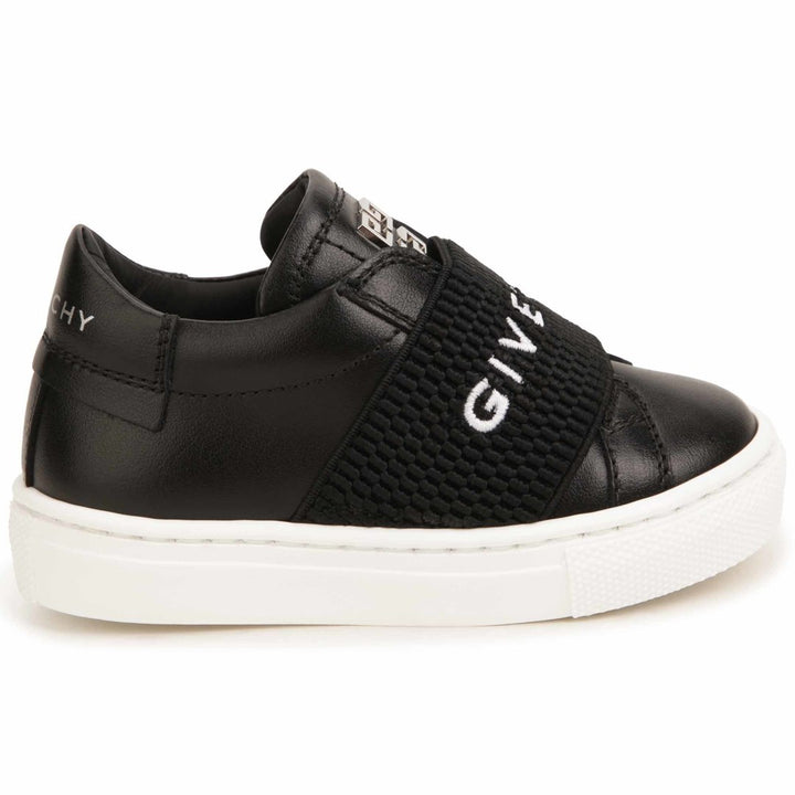 givenchy-h29074-09b-Black Logo Sneakers