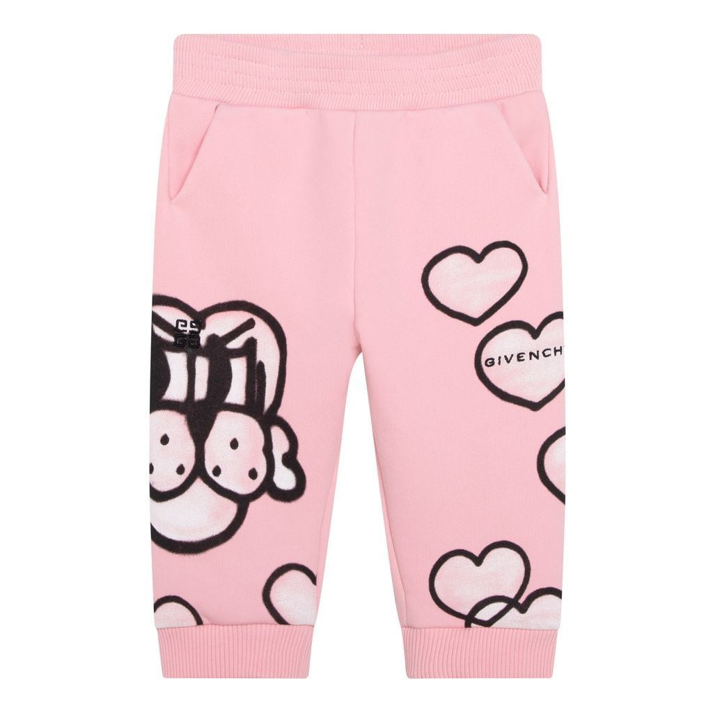 Pink Hearts Sweatpants - kids atelier
