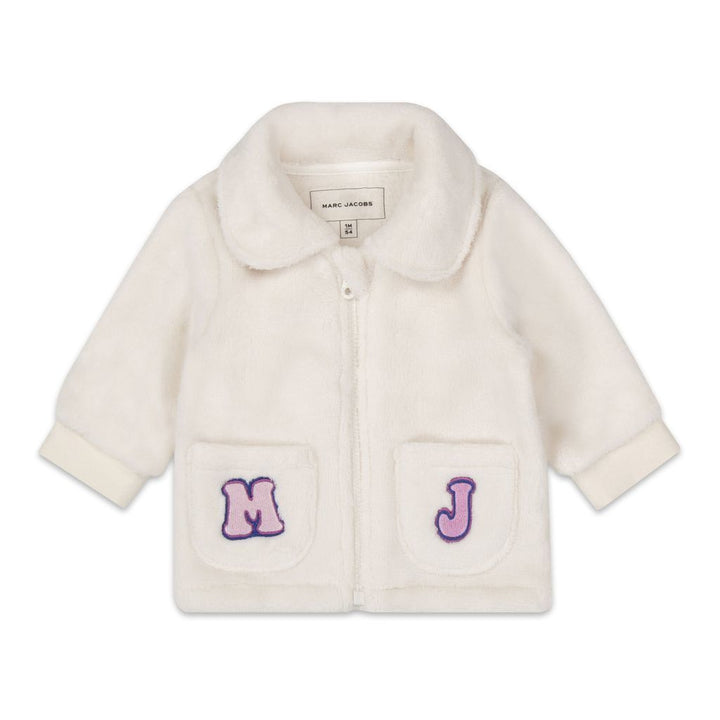 mj-w98154-148-White Cardigan & Pink Trousers Set