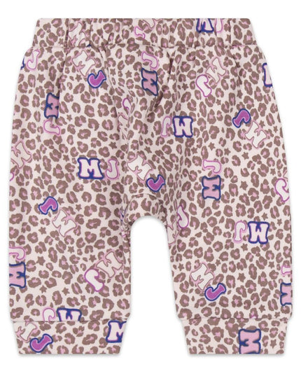mj-w98154-148-White Cardigan & Pink Trousers Set