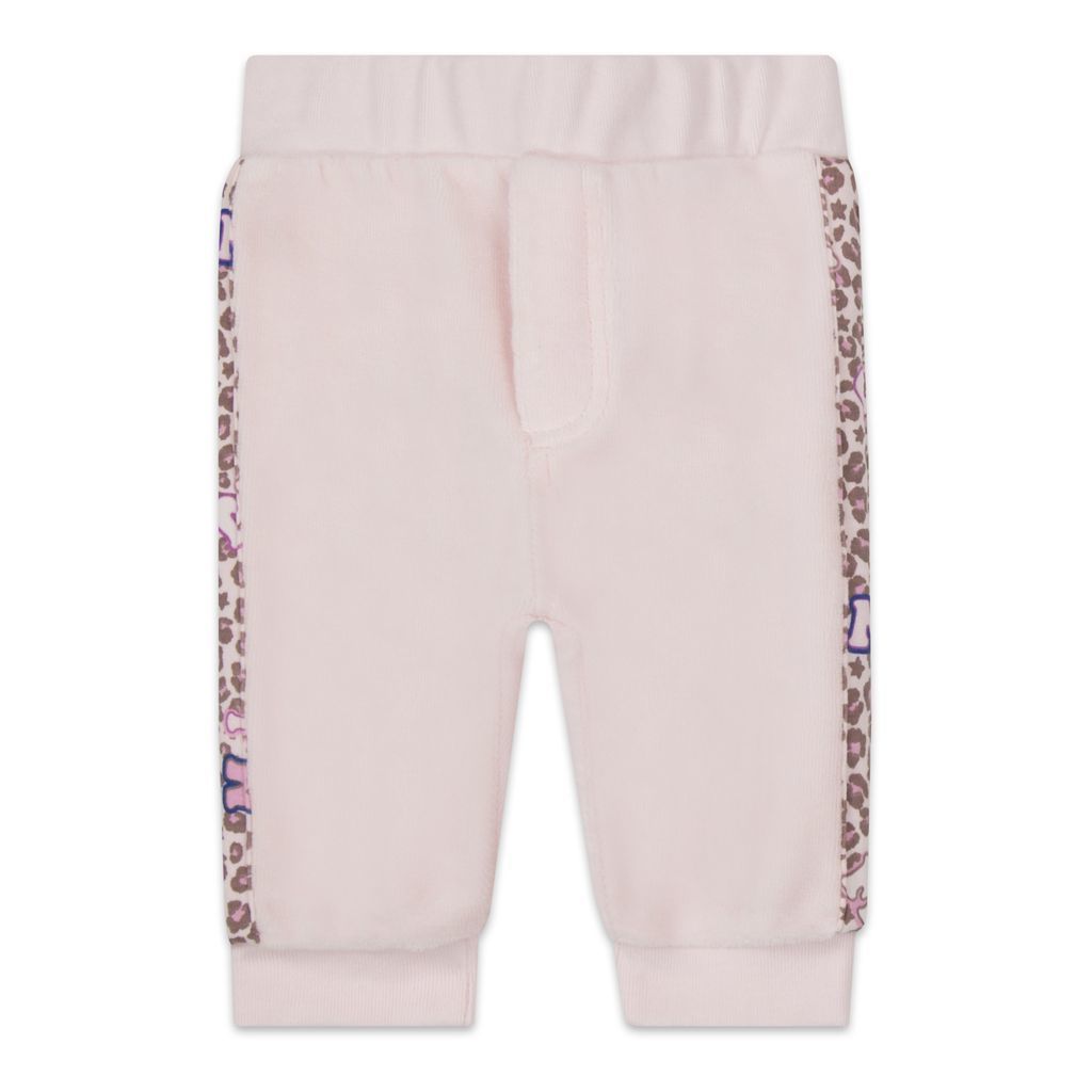 mj-w98153-475-Pale Pink Trousers, Cardigan & T-Shirt Set